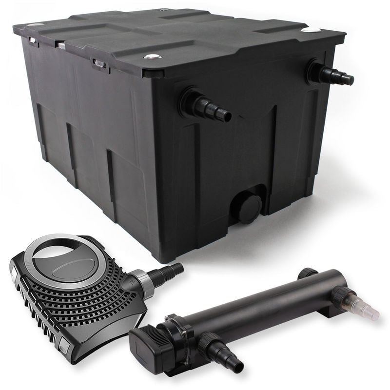 Wiltec - SunSun 1 de cámara Juego de filtros para 60.000 l con 24 W UVC 3 clarificador y neo7000 50 W Bomba
Wiltec - SunSun 1 de cámara Juego de filtros para 60.000 l con 24 W UVC 3 clarificador y neo7000 50 W Bomba