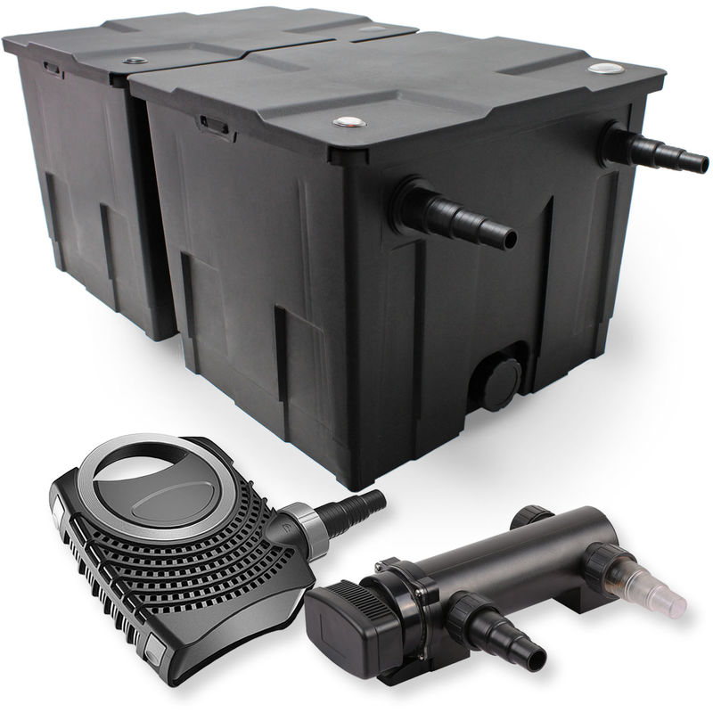 Wiltec - SunSun 2 de cámara filtro Set 60000l 18W UVC 6 Clarificador neo7000 50W Bomba jardin
Wiltec - SunSun 2 de cámara filtro Set 60000l 18W UVC 6 Clarificador neo7000 50W Bomba jardin