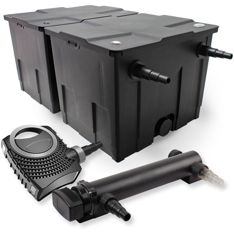 SunSun 2 de cámara filtro Set 60.000l 36W UVC 3 Clarificador neo1 0000 80W Bomba jardin
SunSun 2 de cámara filtro Set 60.000l 36W UVC 3 Clarificador neo1 0000 80W Bomba jardin