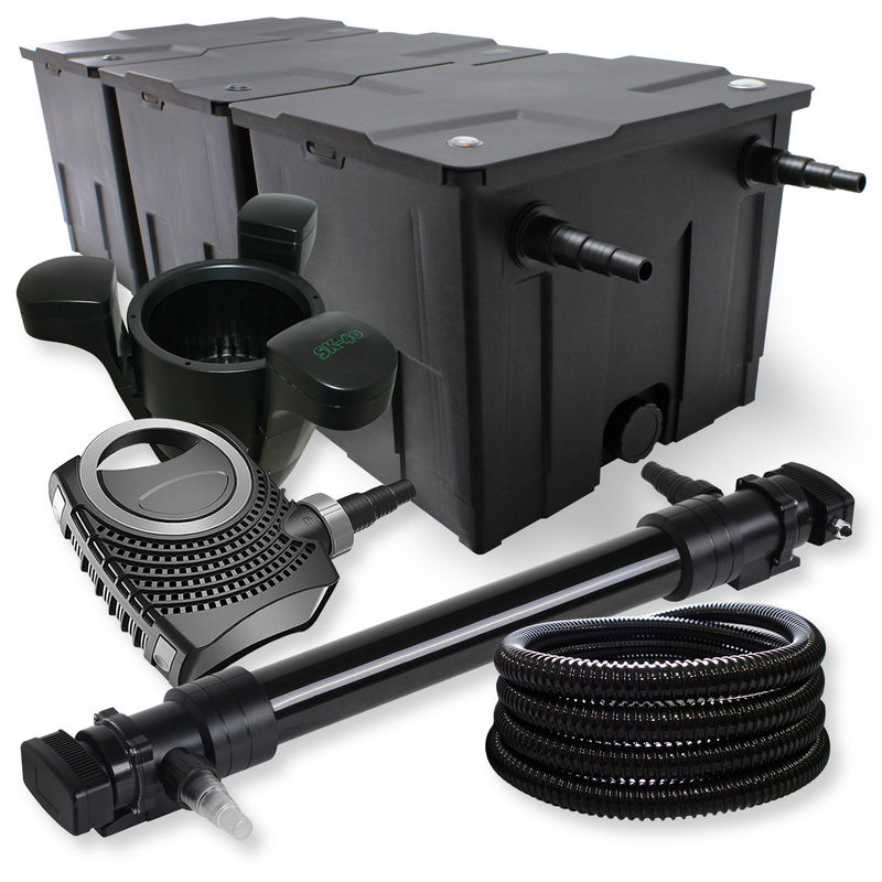 Wiltec - SunSun 3 Cámaras Filtro 90000l 72W UVC Clarificador NEO10000 80W Bomba Manguera Skimmer jardin
Wiltec - SunSun 3 Cámaras Filtro 90000l 72W UVC Clarificador NEO10000 80W Bomba Manguera Skimmer jardin