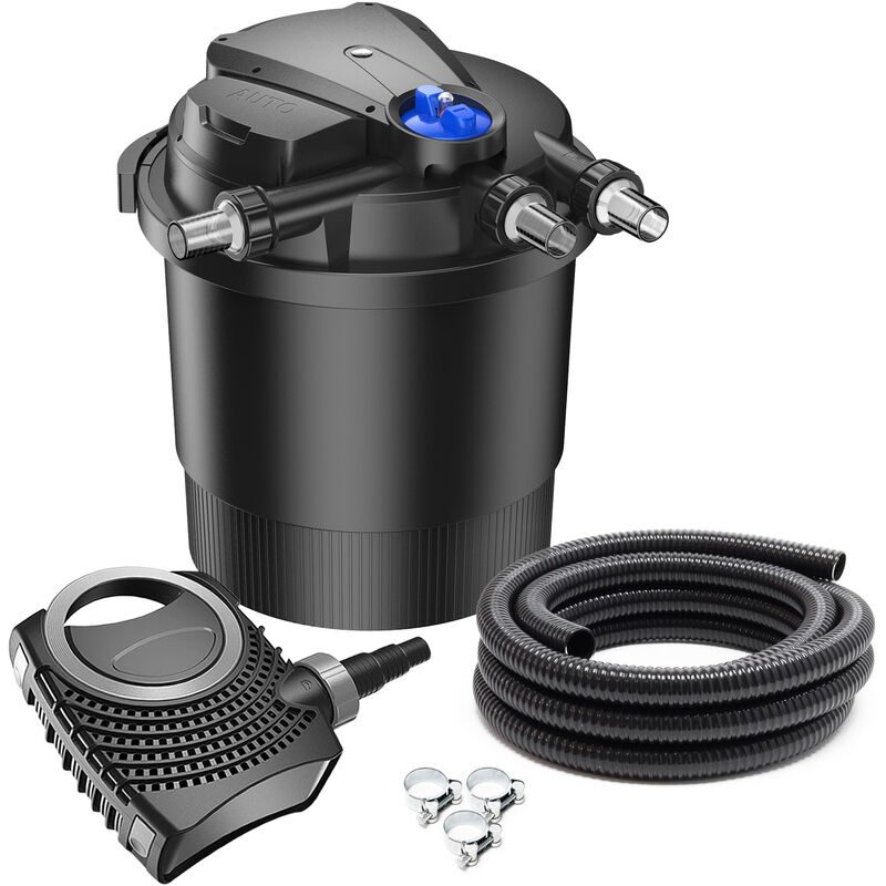 Wiltec - SunSun CPA-20000 SET 40000l 36W UVC NEO8000 Bomba Manguera Set de filtro para estanque
Wiltec - SunSun CPA-20000 SET 40000l 36W UVC NEO8000 Bomba Manguera Set de filtro para estanque