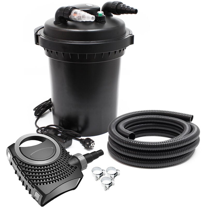 SunSun CPF-380 SET 12000l 11W UVC NEO8000 Bomba Manguera Set de filtro para estanque
SunSun CPF-380 SET 12000l 11W UVC NEO8000 Bomba Manguera Set de filtro para estanque