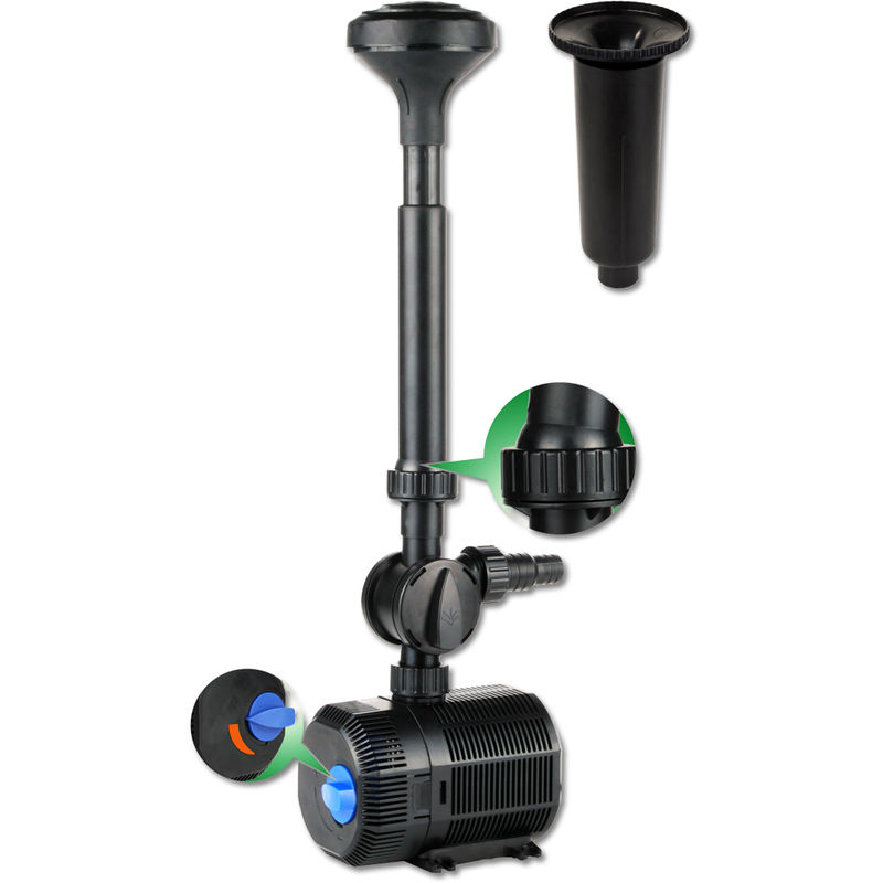 Eco CQB-2003 Bomba para fuentes 2300l/h 35W, bomba para estanques de jardín decorativos - Sunsun
Eco CQB-2003 Bomba para fuentes 2300l/h 35W, bomba para estanques de jardín decorativos - Sunsun