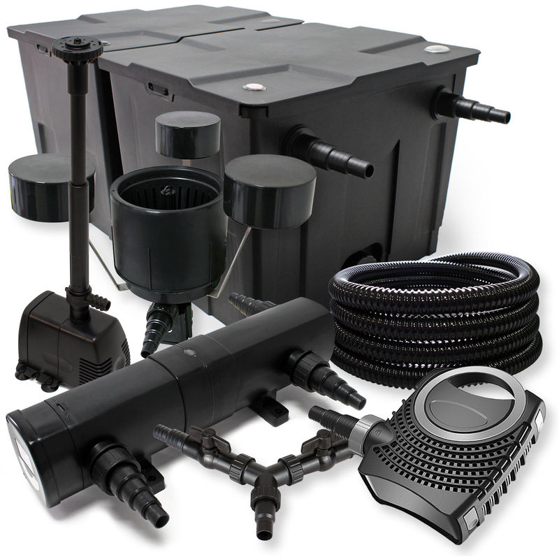 Wiltec - SunSun filtro 60000l Estanque 24W Clarificador neo10000 80W Bomba 25m Manguera Skimmer fuente jardin
Wiltec - SunSun filtro 60000l Estanque 24W Clarificador neo10000 80W Bomba 25m Manguera Skimmer fuente jardin