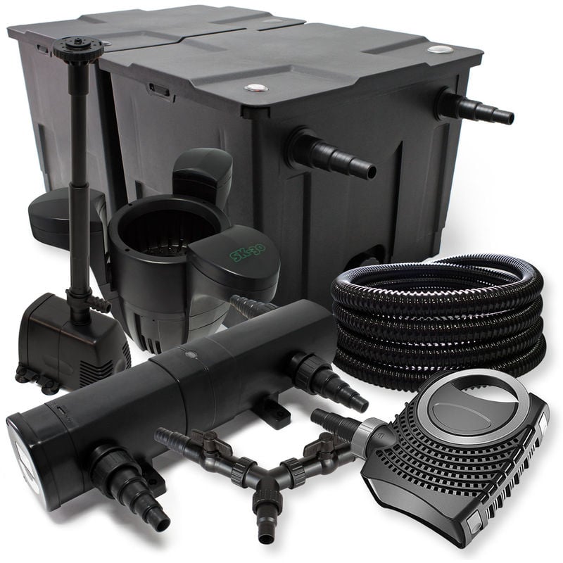 Wiltec - SunSun filtro 60000l Estanque 36W Clarificador neo10000 80W Bomba 25m Manguera Skimmer fuente jardin
Wiltec - SunSun filtro 60000l Estanque 36W Clarificador neo10000 80W Bomba 25m Manguera Skimmer fuente jardin