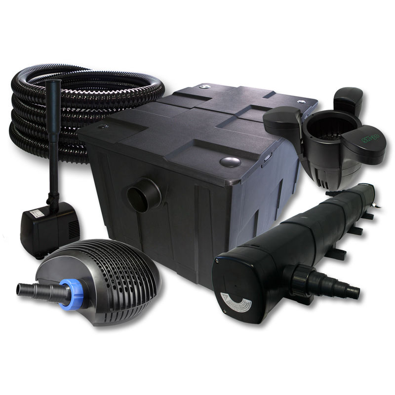 Wiltec - SUNSUN filtro 60000l Estanque 72W Clarificador 40W ECO Bomba 25m Manguera Skimmer fuente jardin
Wiltec - SUNSUN filtro 60000l Estanque 72W Clarificador 40W ECO Bomba 25m Manguera Skimmer fuente jardin