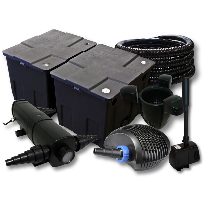 Wiltec - SunSun filtro 60000l Estanque con 24W Clarificador 40W ECO Bomba 25m Manguera Skimmer fuente jardin
Wiltec - SunSun filtro 60000l Estanque con 24W Clarificador 40W ECO Bomba 25m Manguera Skimmer fuente jardin