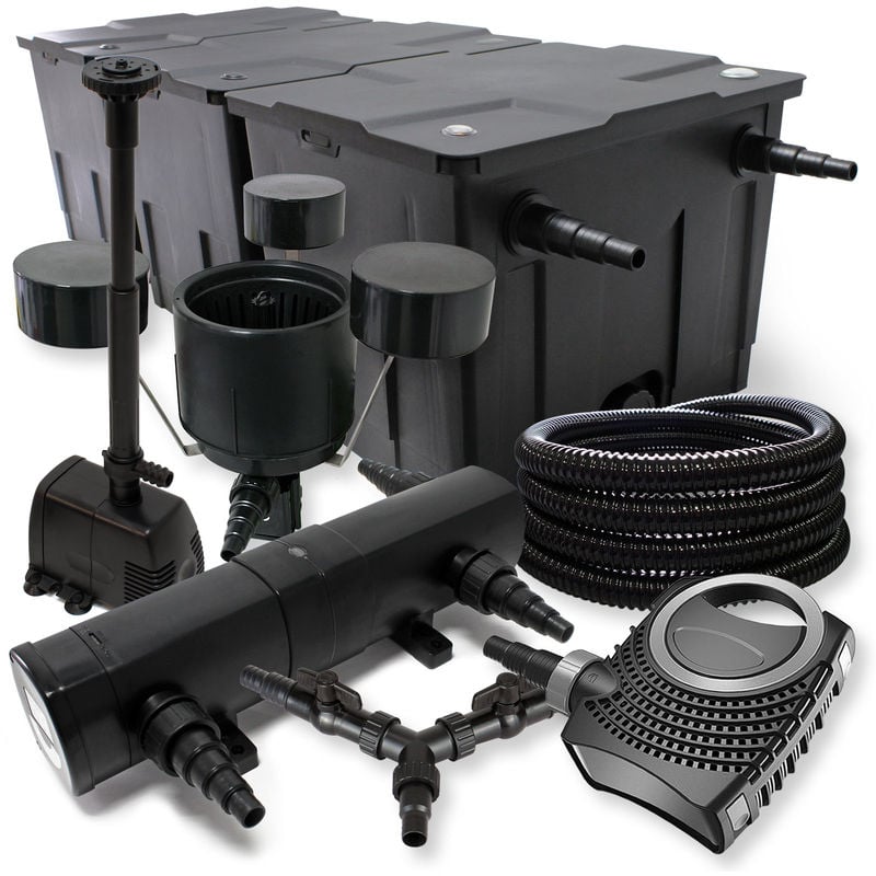 Wiltec - SunSun filtro 90000l Estanque 18W clarificador neo8000 70W Bomba 25m Manguera Skimmer fuente jardin
Wiltec - SunSun filtro 90000l Estanque 18W clarificador neo8000 70W Bomba 25m Manguera Skimmer fuente jardin