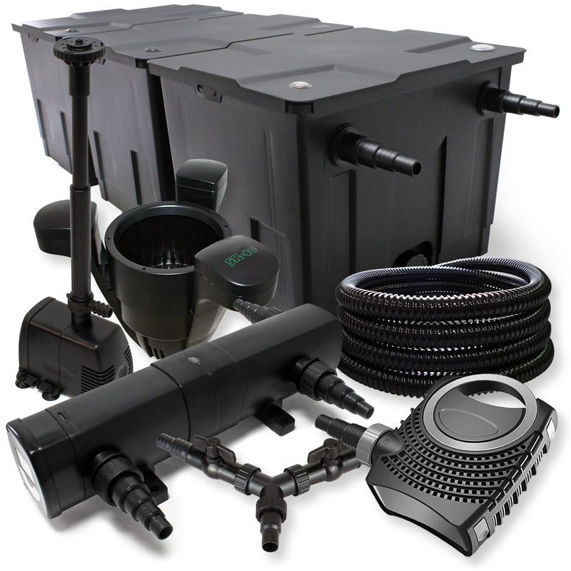 Wiltec - SunSun filtro 90000l Estanque 24 W clarificador neo1 0000 80 W Bomba 25 m tubo Skimmer fuente jardin
Wiltec - SunSun filtro 90000l Estanque 24 W clarificador neo1 0000 80 W Bomba 25 m tubo Skimmer fuente jardin