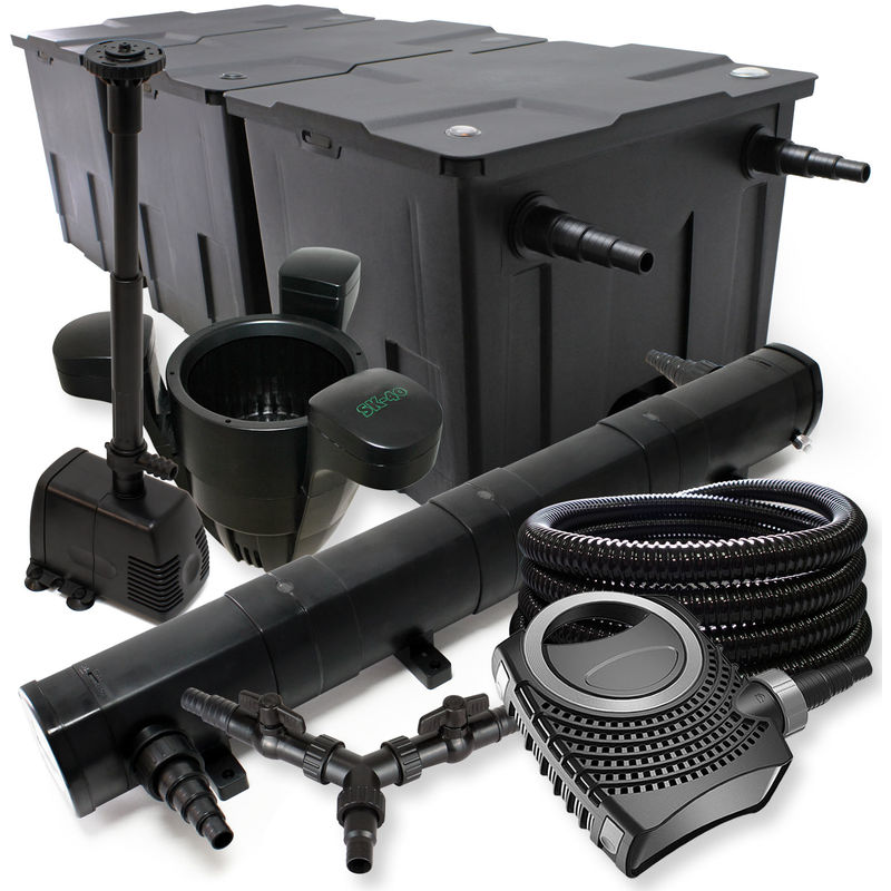 Wiltec - SunSun filtro 90000l Estanque 72W clarificador neo8000 70W Bomba 25m Manguera Skimmer fuente jardin
Wiltec - SunSun filtro 90000l Estanque 72W clarificador neo8000 70W Bomba 25m Manguera Skimmer fuente jardin