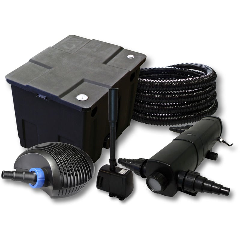 Wiltec - SunSun filtro para 12.000l Estanque con 18W Clarificador y CTF Eco Bomba con 40W 25m tubo funente
Wiltec - SunSun filtro para 12.000l Estanque con 18W Clarificador y CTF Eco Bomba con 40W 25m tubo funente