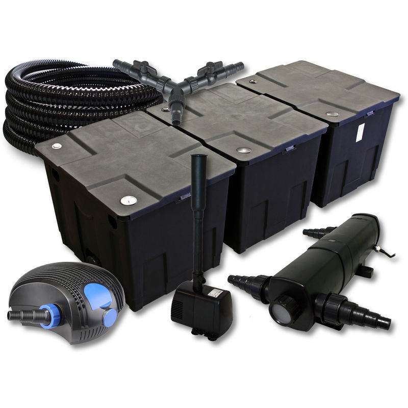 Wiltec - SunSun filtro para 90000l Estanque con 18W clarificador y 100W Bomba 25m tubo fuente jardin
Wiltec - SunSun filtro para 90000l Estanque con 18W clarificador y 100W Bomba 25m tubo fuente jardin