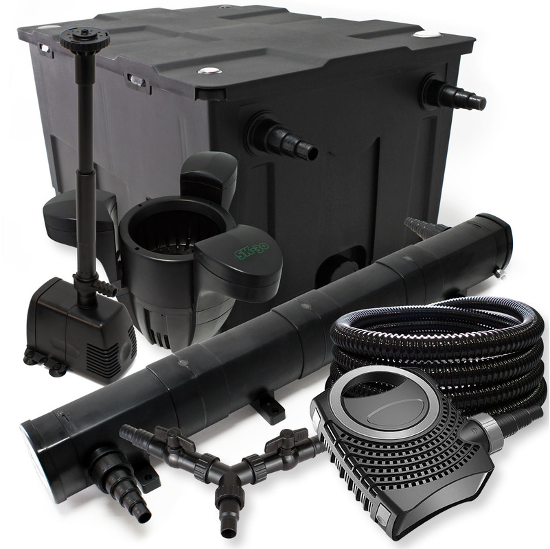 Wiltec - SunSun Filtro Set 60000l Estanque 72W Clarificador NEO8000 70W Bomba 25m Tubo Skimmer Bomba Fuente
Wiltec - SunSun Filtro Set 60000l Estanque 72W Clarificador NEO8000 70W Bomba 25m Tubo Skimmer Bomba Fuente