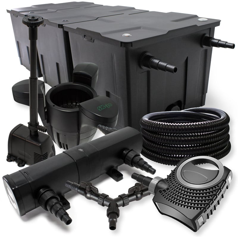 Wiltec - SunSun Filtro Set 90000l Estanque 18W Clarificador NEO10000 25m Tubo Skimmer Bomba Fuente jardin
Wiltec - SunSun Filtro Set 90000l Estanque 18W Clarificador NEO10000 25m Tubo Skimmer Bomba Fuente jardin