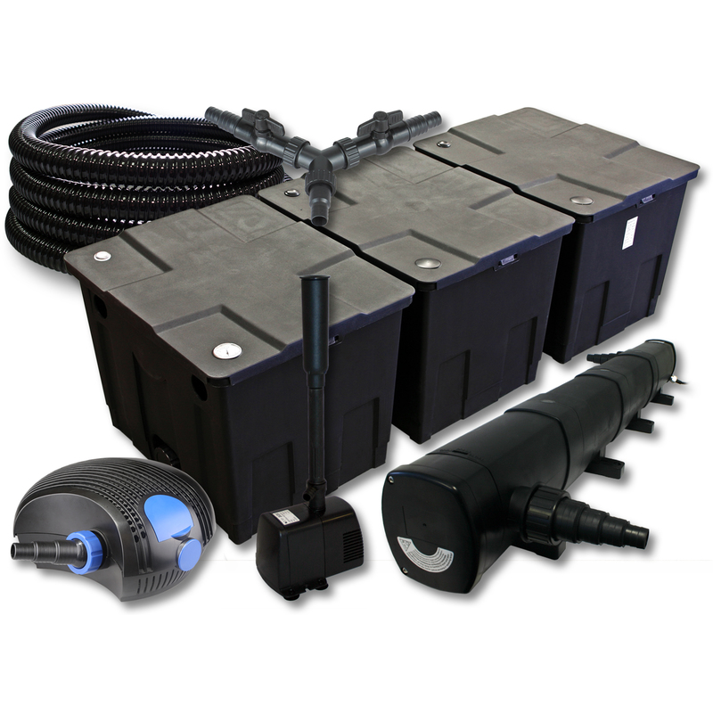 Wiltec - SunSun Filtro Set 90000l Estanque con 72W Clarificador y 100W ECO Bomba 25m Tubo Fuente jardin
Wiltec - SunSun Filtro Set 90000l Estanque con 72W Clarificador y 100W ECO Bomba 25m Tubo Fuente jardin