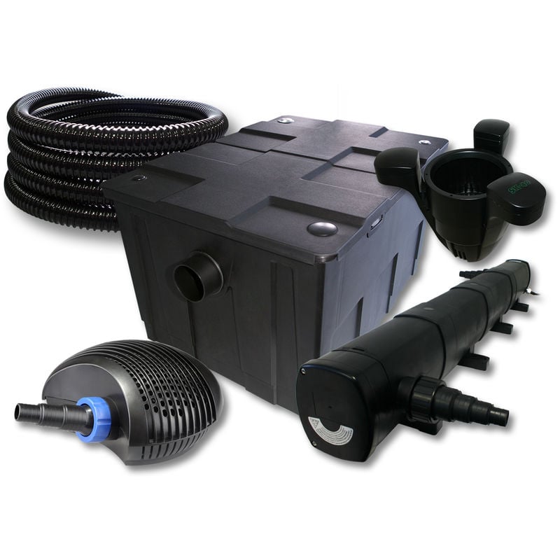 Wiltec - SUNSUN filtro Set para 60000l Estanque 72W Clarificador 40W ECO Bomba Manguera Skimmer SK40 jardin
Wiltec - SUNSUN filtro Set para 60000l Estanque 72W Clarificador 40W ECO Bomba Manguera Skimmer SK40 jardin