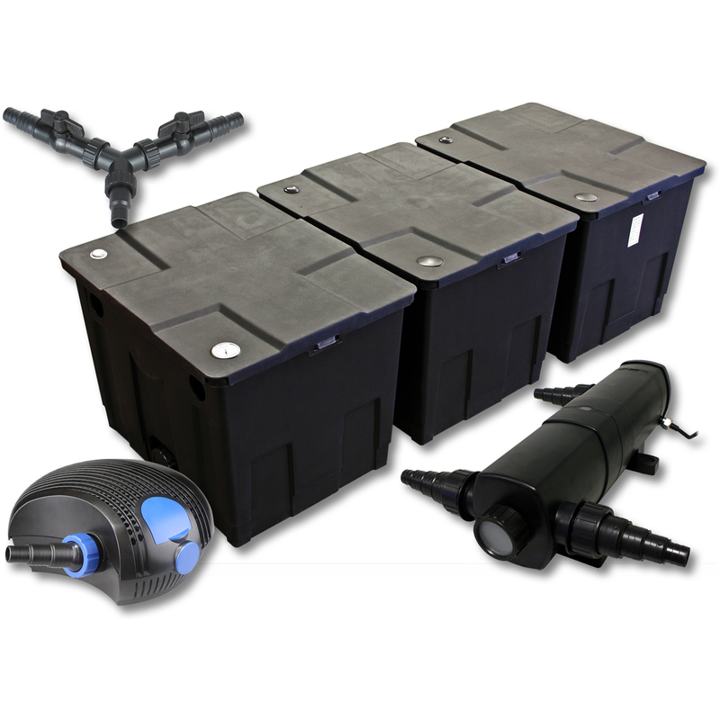 Wiltec - SunSun Filtro Set para 90000l Estanque 24W Clarificador y 100W ECO Bomba jardin
Wiltec - SunSun Filtro Set para 90000l Estanque 24W Clarificador y 100W ECO Bomba jardin