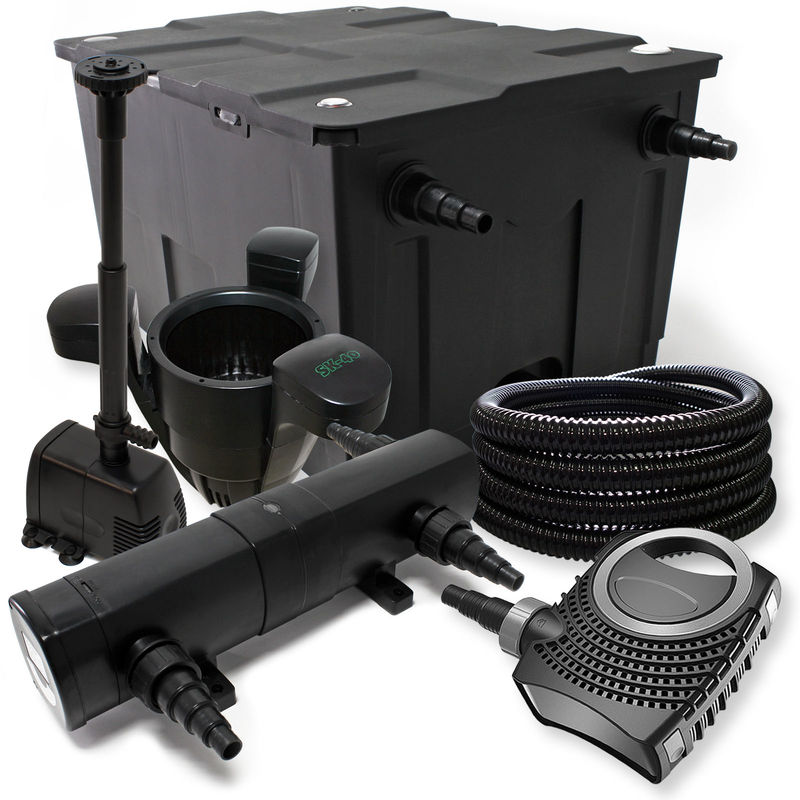 Wiltec - SunSun filtros estanque bio 60.000L UVC clarificador con 72W 80W Bomba 25m Manguera y skimmer jardin
Wiltec - SunSun filtros estanque bio 60.000L UVC clarificador con 72W 80W Bomba 25m Manguera y skimmer jardin