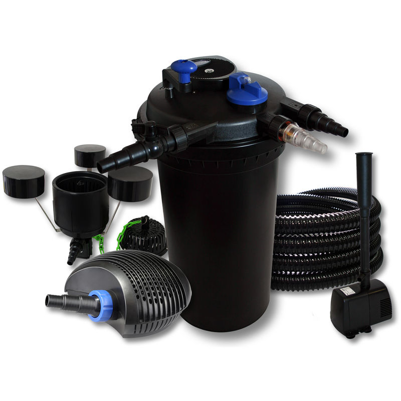 Wiltec - SunSun Set Filtro Presión estanques 30000L 18W UVC Bomba Maguera Bomba para Fuente Skimmer Jardin
Wiltec - SunSun Set Filtro Presión estanques 30000L 18W UVC Bomba Maguera Bomba para Fuente Skimmer Jardin