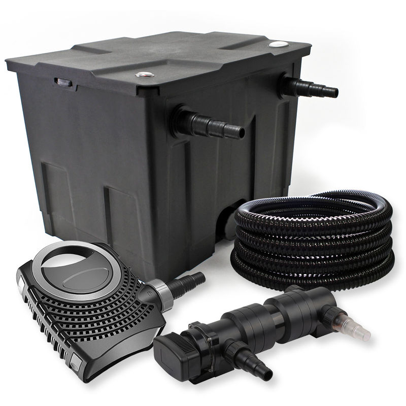 Wiltec - SunSun Kit de filtro de estanque 12000L 24 W UVC 6. Clarificador neo7000 50W bomba y manguera jardin
Wiltec - SunSun Kit de filtro de estanque 12000L 24 W UVC 6. Clarificador neo7000 50W bomba y manguera jardin