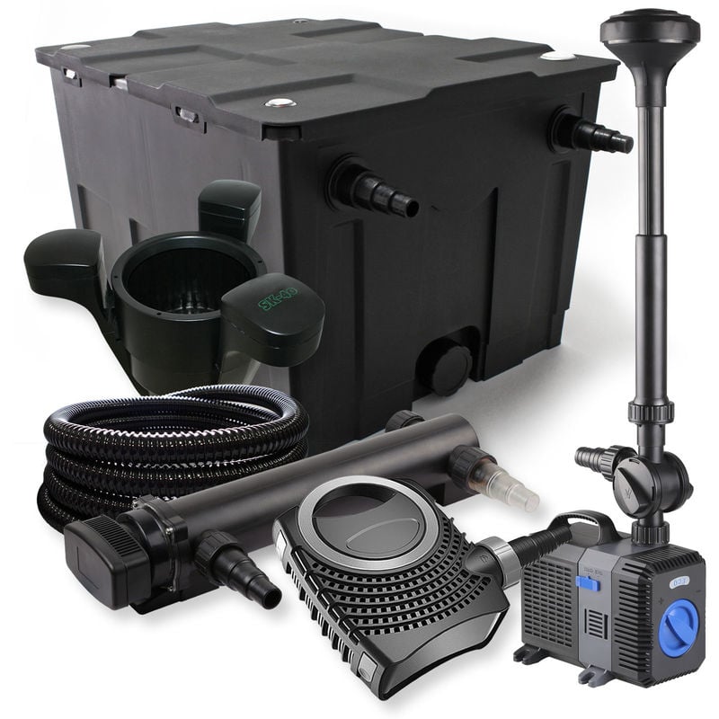 Wiltec - SunSun Kit filtración de estanque 60000l 36 W UVC clarificador neo8000 Bomba Manguera fuente Skimmer
Wiltec - SunSun Kit filtración de estanque 60000l 36 W UVC clarificador neo8000 Bomba Manguera fuente Skimmer