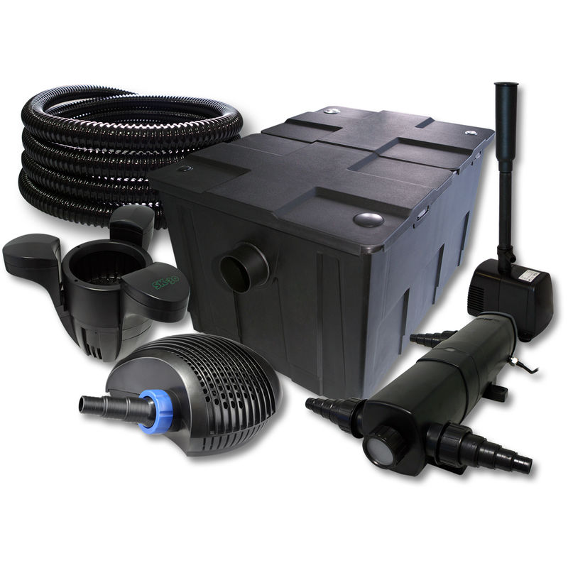 Wiltec - SunSun Kit Filtro estanque 60000l con 18W Clarificador 40W bomba 25m manguera skimmer fuente jardin
Wiltec - SunSun Kit Filtro estanque 60000l con 18W Clarificador 40W bomba 25m manguera skimmer fuente jardin