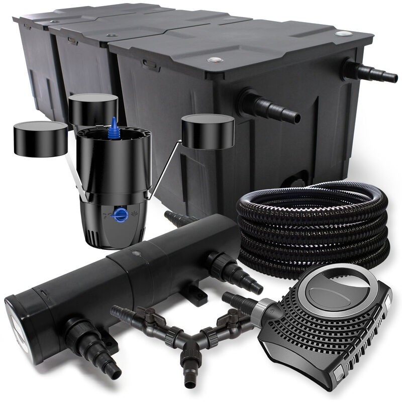 Wiltec - SunSun Kit filtro estanque 90000l 36 W clarificador neo10000 80W bomba 25 m tubo skimmer jardin
Wiltec - SunSun Kit filtro estanque 90000l 36 W clarificador neo10000 80W bomba 25 m tubo skimmer jardin