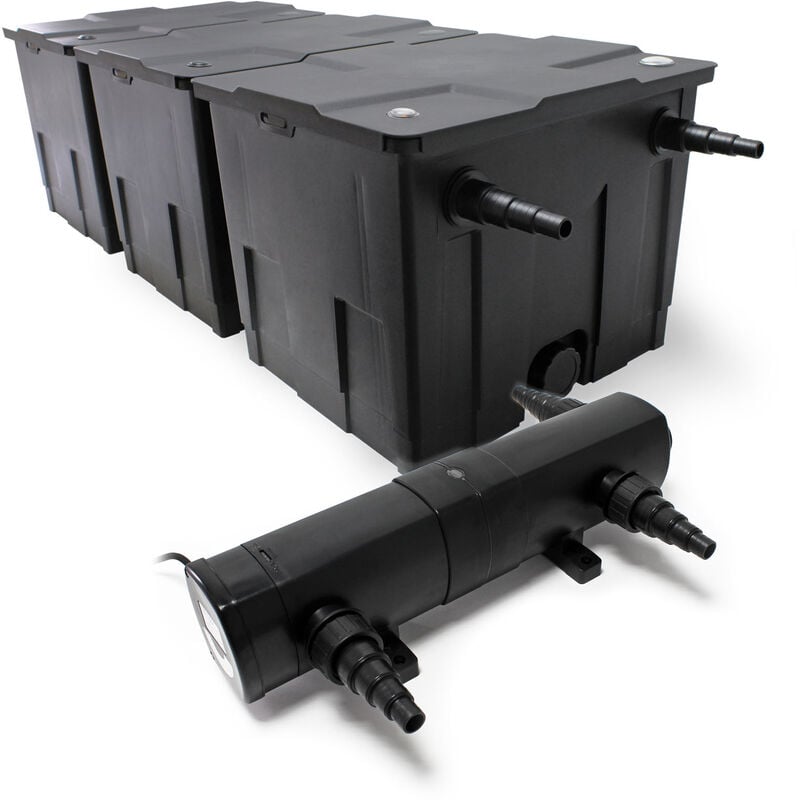 Wiltec - SunSun Set Filtro estanques CBF-350C hasta 90000l 18W clarificador UV CUV-218
Wiltec - SunSun Set Filtro estanques CBF-350C hasta 90000l 18W clarificador UV CUV-218