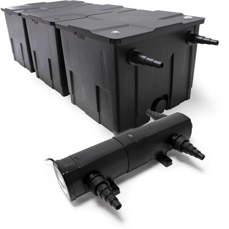 Wiltec - SunSun Set Filtro estanques CBF-350C hasta 90000l 24W clarificador UV CUV-224
Wiltec - SunSun Set Filtro estanques CBF-350C hasta 90000l 24W clarificador UV CUV-224