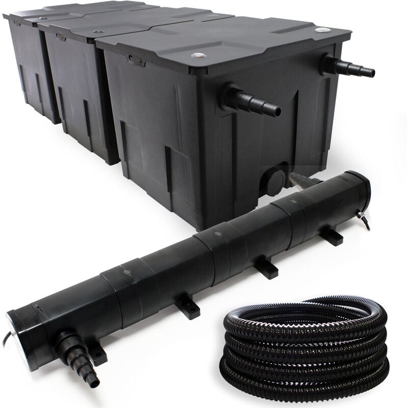 Wiltec - SunSun Set Filtro estanques hasta 90000l 72W clarificador UV CUV-272 Tubo 5m
Wiltec - SunSun Set Filtro estanques hasta 90000l 72W clarificador UV CUV-272 Tubo 5m