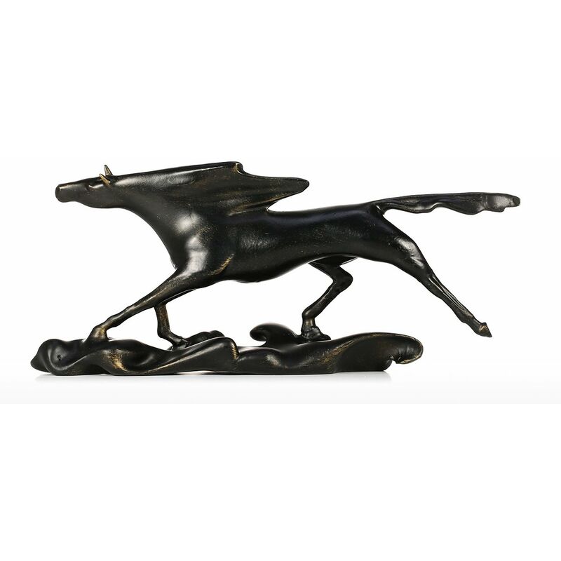 Tooarts - Surf Chasing Wild Galloping Horse Figura Estatua Regalos y decoracion Decoracion para el hogar,Bronce oscuro
Tooarts - Surf Chasing Wild Galloping Horse Figura Estatua Regalos y decoracion Decoracion para el hogar,Bronce oscuro