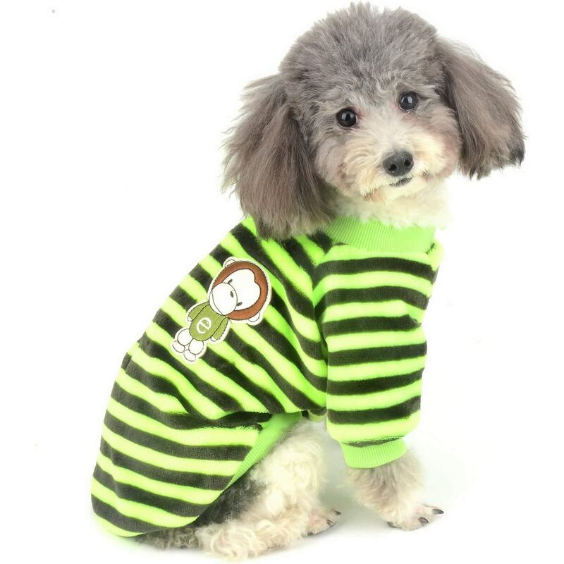 Suéter de lana súper suave a rayas para perros pequeños Abrigos de invierno de gran tamaño para mascotas, gatos, cachorros, ropa cálida de Navidad,
Suéter de lana súper suave a rayas para perros pequeños Abrigos de invierno de gran tamaño para mascotas, gatos, cachorros, ropa cálida de Navidad,