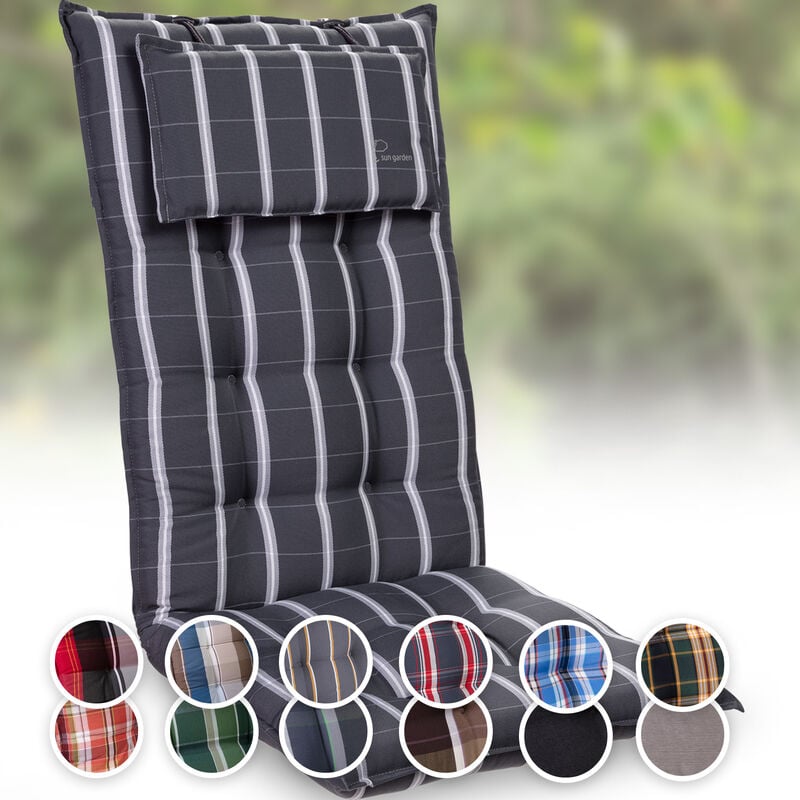 Sylt Cojín acolchado Cojín de exterior para sillas con respaldo alto Almohada Poliéster 50x120x9cm
Sylt Cojín acolchado Cojín de exterior para sillas con respaldo alto Almohada Poliéster 50x120x9cm