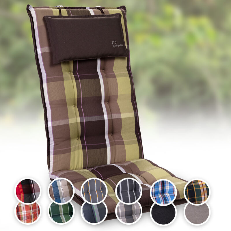 Sylt Cojín acolchado Cojín de exterior para sillas con respaldo alto Almohada Poliéster 50x120x9cm
Sylt Cojín acolchado Cojín de exterior para sillas con respaldo alto Almohada Poliéster 50x120x9cm