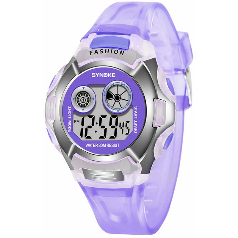 9034 Reloj deportivo con estilo para ninos Reloj de pulsera digital multifuncional con LED Luminoso / Alarma / Resistente al agua / Cronometro /
9034 Reloj deportivo con estilo para ninos Reloj de pulsera digital multifuncional con LED Luminoso / Alarma / Resistente al agua / Cronometro /