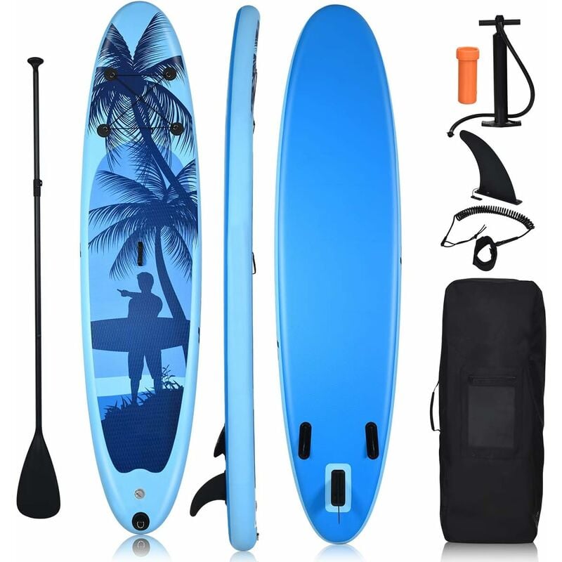 Costway - Tabla Hinchable Sup Board Paddle Surf 305x76x15CM con Remo de Ajustable/Bomba/Línea de Seguridad/Bolsa de Transporte y Aleta Central
Costway - Tabla Hinchable Sup Board Paddle Surf 305x76x15CM con Remo de Ajustable/Bomba/Línea de Seguridad/Bolsa de Transporte y Aleta Central