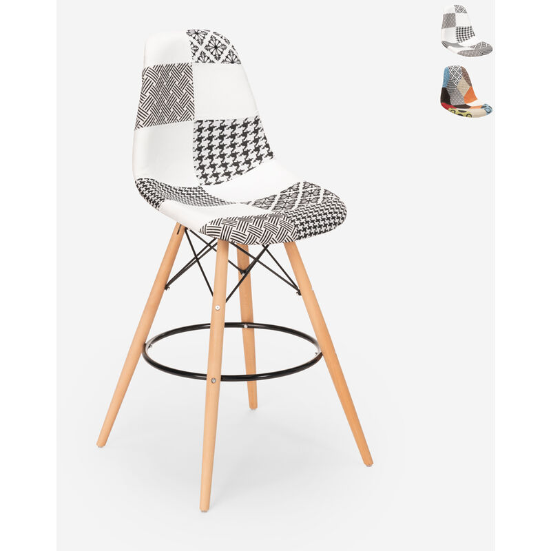 Superstool - Taburete alto de cocina bar diseño nórdico reposapiés tejido patchwork Laine | Patchwork 2
Superstool - Taburete alto de cocina bar diseño nórdico reposapiés tejido patchwork Laine | Patchwork 2