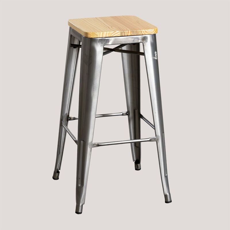 SKLUM Taburete Alto en Acero (76 cm) LIX Cepillado Madera Madera Natural Acero Comedor Cocina Bar Estilo Industrial - Acero Madera Natural
SKLUM Taburete Alto en Acero (76 cm) LIX Cepillado Madera Madera Natural Acero Comedor Cocina Bar Estilo Industrial - Acero Madera Natural