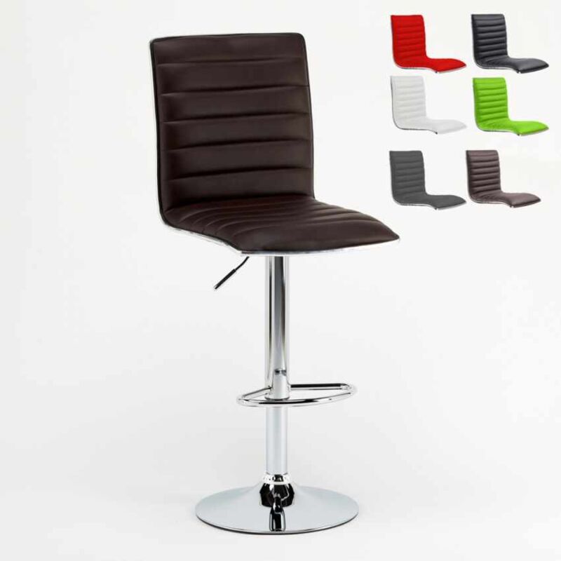 Superstool - Taburete de bar cocina alto fijo giratorio ajustable con respaldo Detroit | Marrón
Superstool - Taburete de bar cocina alto fijo giratorio ajustable con respaldo Detroit | Marrón