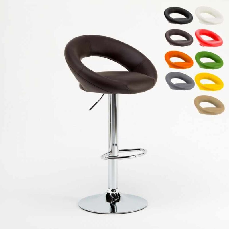 Superstool - Taburete de bar cocina alto fijo giratorio ajustable reposapiés Chicago | Marrón
Superstool - Taburete de bar cocina alto fijo giratorio ajustable reposapiés Chicago | Marrón
