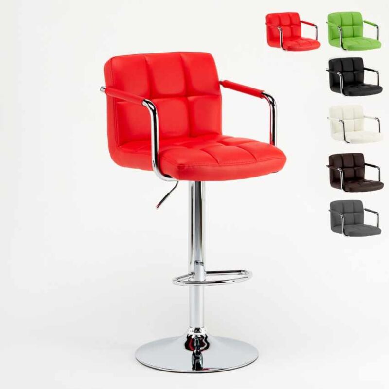 Taburete de bar cocina alto giratorio ajustable con respaldo y reposabrazos Las Vegas | Rojo
Taburete de bar cocina alto giratorio ajustable con respaldo y reposabrazos Las Vegas | Rojo