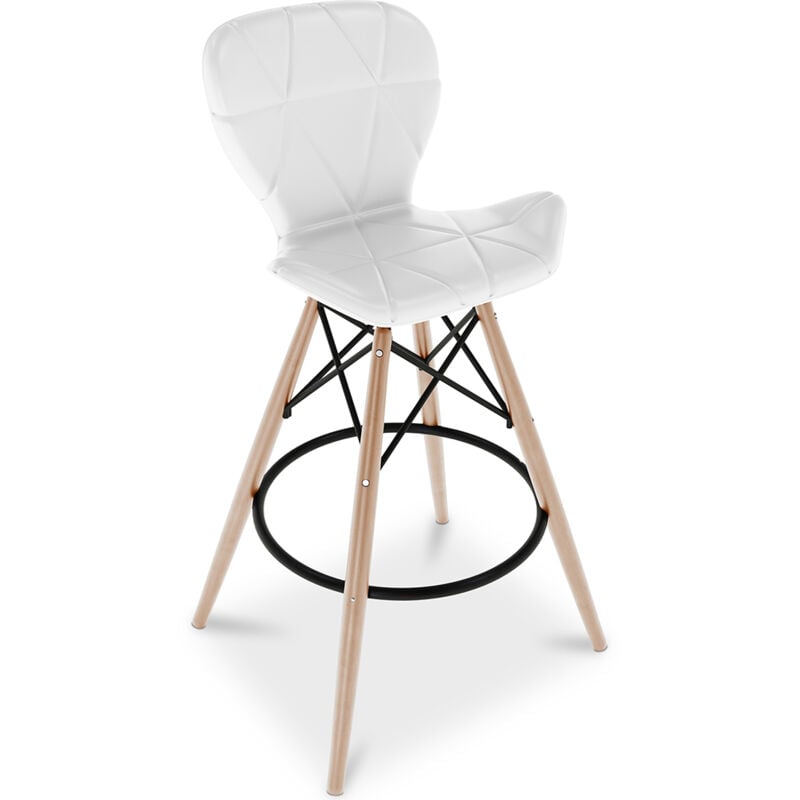 Privatefloor - Taburete de Bar Diseño Escandinavo Patas Madera Natural - Laila Blanco
Privatefloor - Taburete de Bar Diseño Escandinavo Patas Madera Natural - Laila Blanco