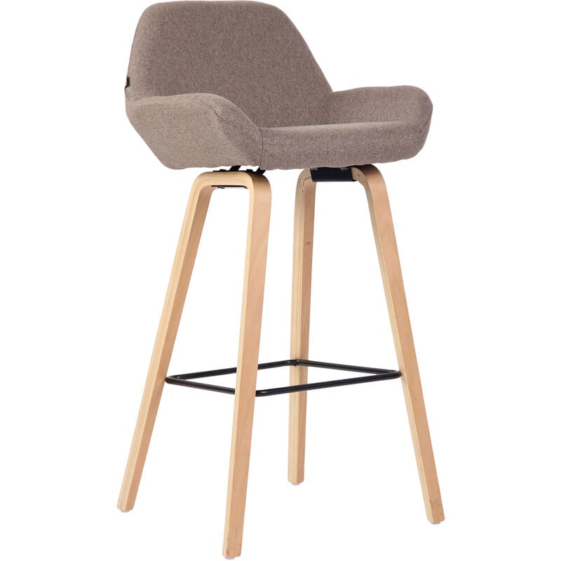 CLP - Taburete de bar Newnan de 4 patas con estructura de tela Gris topo Natural (roble)
CLP - Taburete de bar Newnan de 4 patas con estructura de tela Gris topo Natural (roble)