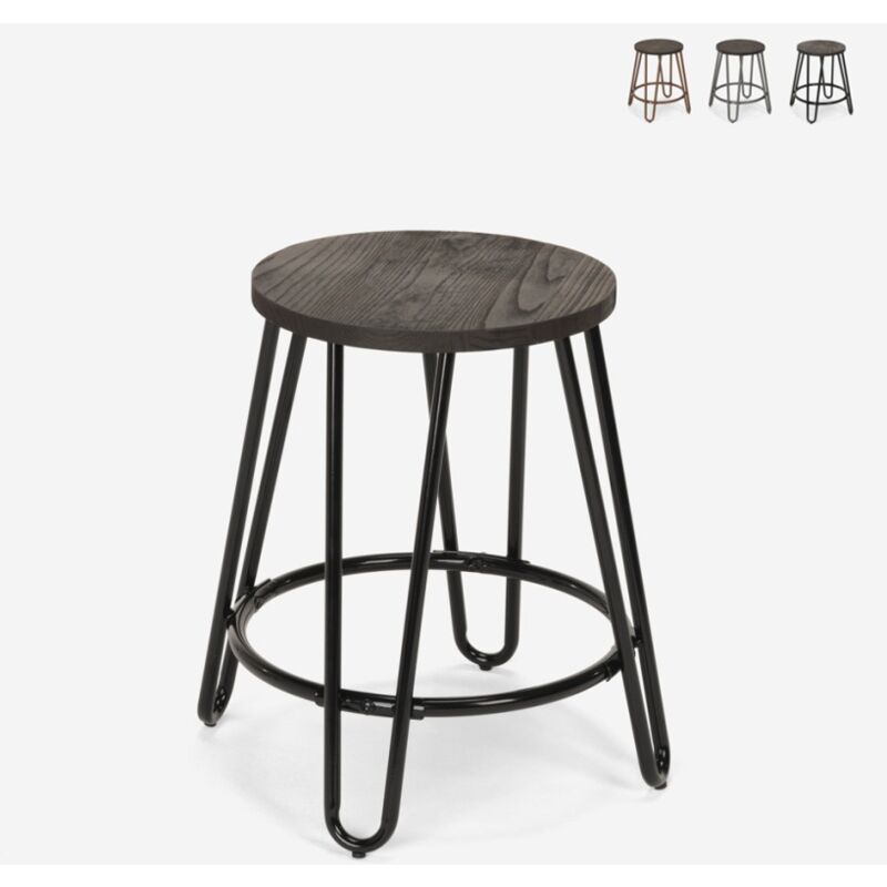 Taburete de madera de metal de diseño industrial para bares, restaurantes, cocinas Carbon One | Negro
Taburete de madera de metal de diseño industrial para bares, restaurantes, cocinas Carbon One | Negro
