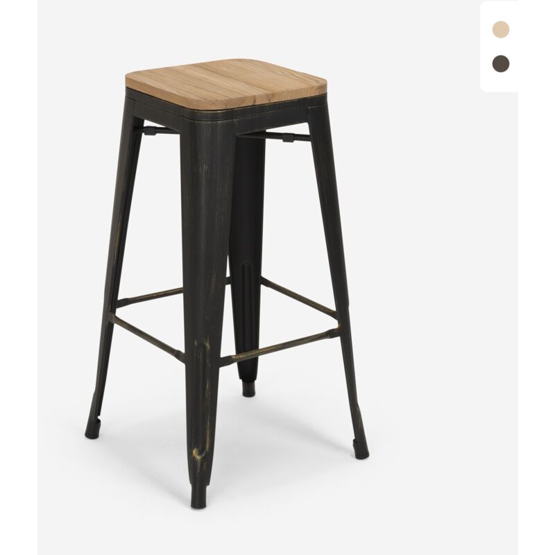 Taburete diseño metal madera estilo industrial tolix bar cocinas Brush Up | Natural
Taburete diseño metal madera estilo industrial tolix bar cocinas Brush Up | Natural