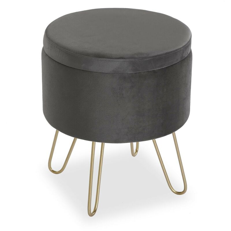 Taburete Gris Oscuro