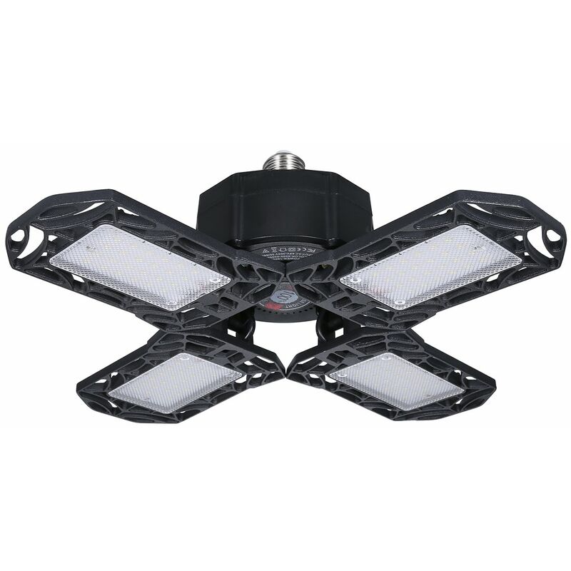 Luz de garaje Tomshine LED, con soporte, base E26 / E27, AC85-265V 100W, luz de techo deformable, 4 cuchillas ajustables
Luz de garaje Tomshine LED, con soporte, base E26 / E27, AC85-265V 100W, luz de techo deformable, 4 cuchillas ajustables