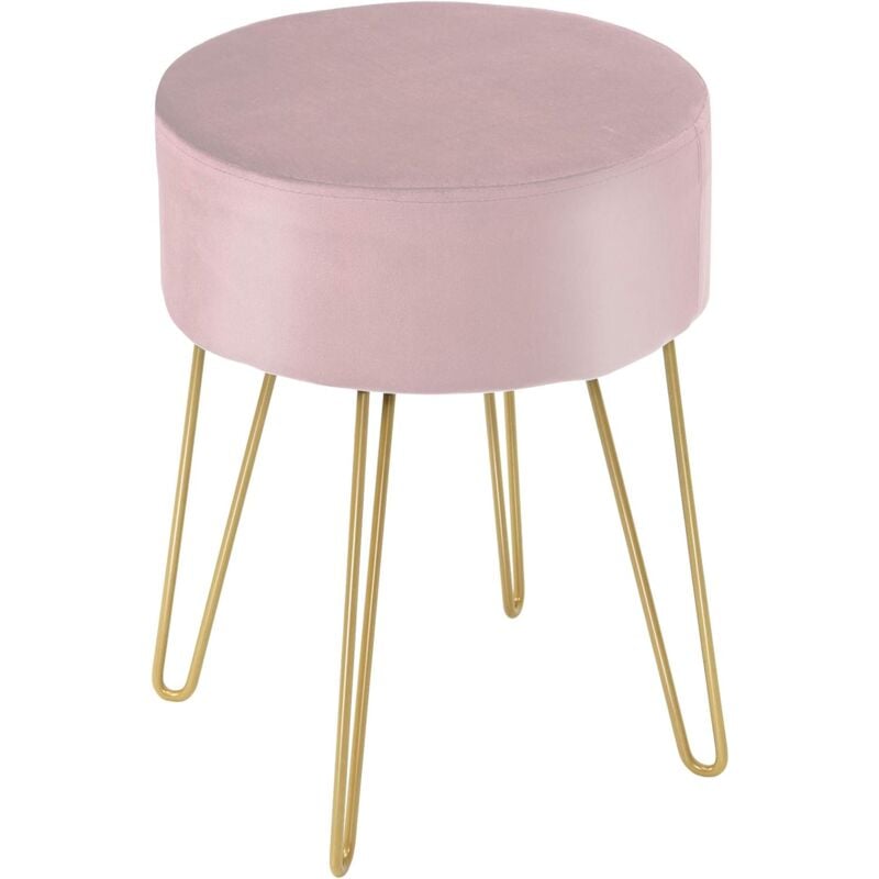 Taburete Redondo Puff Otomana Taburete Tapizado Taburete Reposapiés con Patas de Metal para Dormitorio Salón Rosa
Taburete Redondo Puff Otomana Taburete Tapizado Taburete Reposapiés con Patas de Metal para Dormitorio Salón Rosa