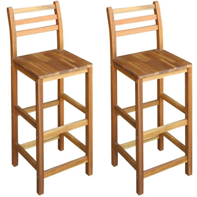 Taburetes de cocina 2 unidades madera maciza acacia
Taburetes de cocina 2 unidades madera maciza acacia