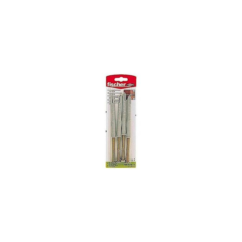 Taco Tornillo Seguridad Cabeza Hexagonal 10X160Mm Plastico Universal Fur Ss Fischer 50
Taco Tornillo Seguridad Cabeza Hexagonal 10X160Mm Plastico Universal Fur Ss Fischer 50